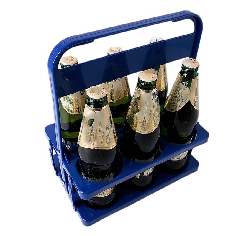 Wine Beer Rack - AT44-6 Hole Foldable Beer Bottle Holder,
