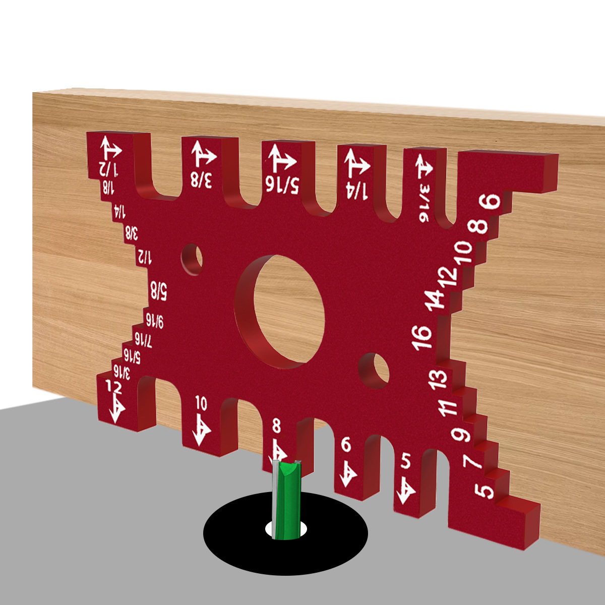 Spirit Measure Jigger - Precision Measure Metric/Inch Dovetail Jig -