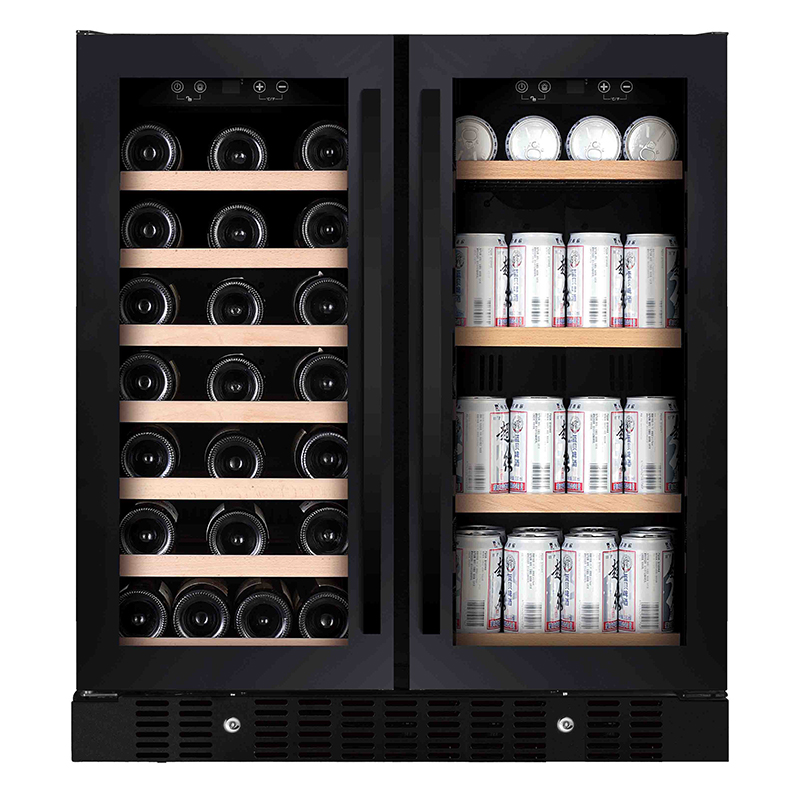 Wine Beer Cooler Direct - 176L Glass Door Drink Fridge Under
