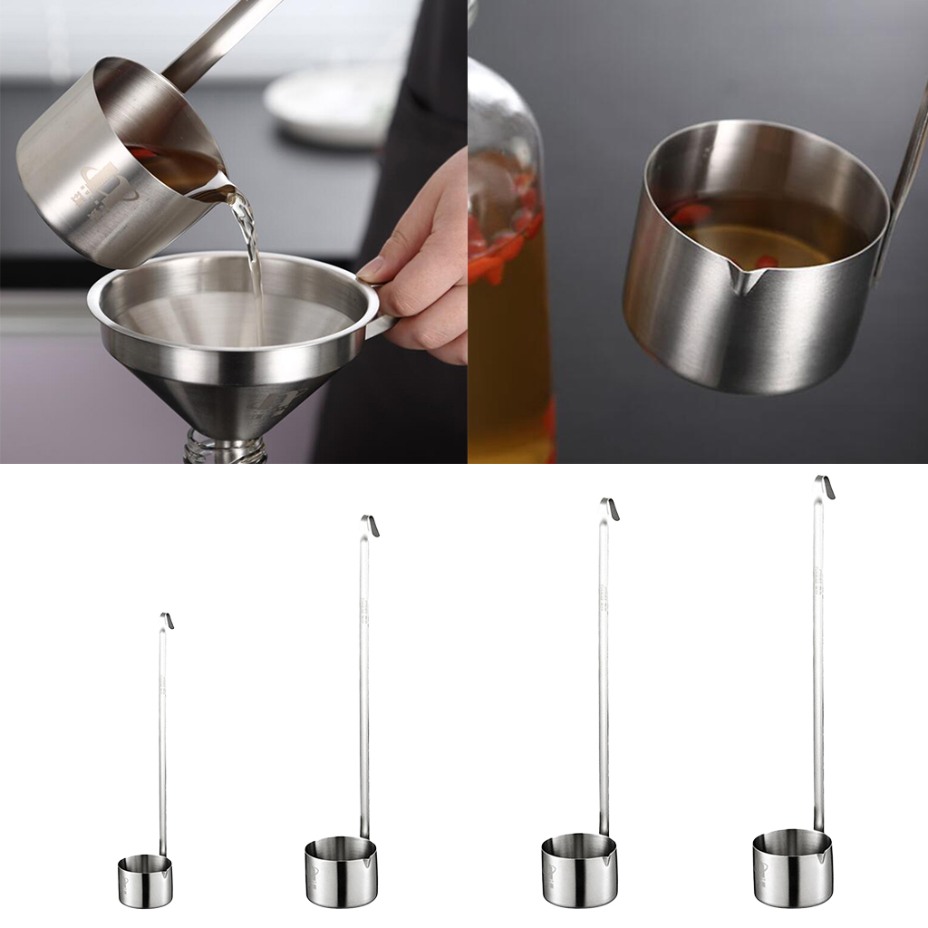 Wine Beer Liquor - 304 Stainless Steel Long Pouring Spoon