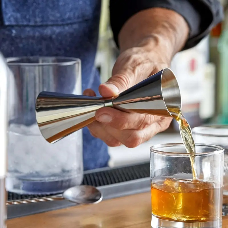30/60ml Cocktail Bar Stainless - đánh giá và giá Spirit Measure Jigger