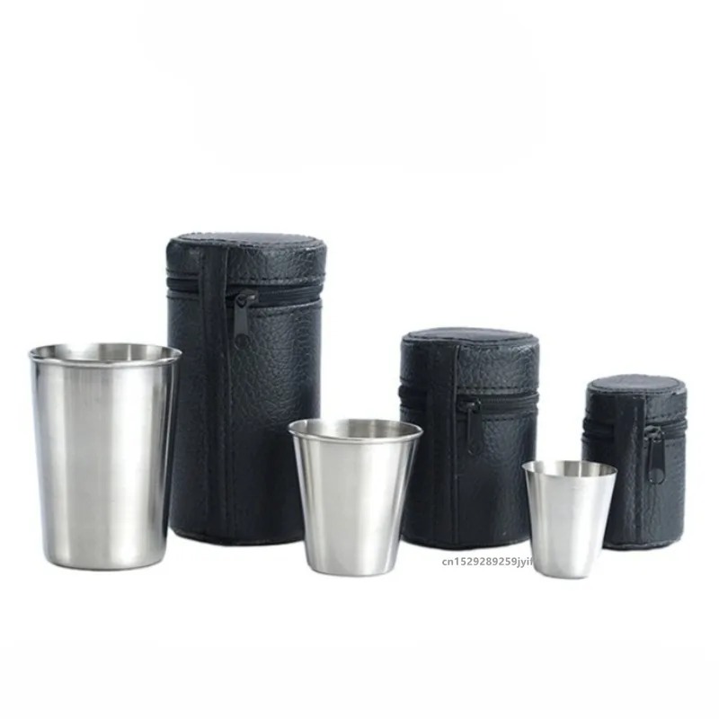 4Pcs/Set Outdoor Stainless Ste - đánh giá và giá Beer Flight Set