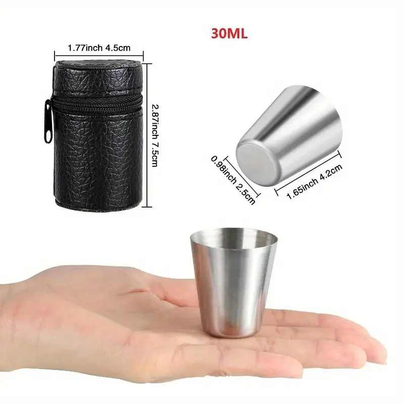 Stainless Steel 4-Piece 30/70m - đánh giá và giá Beer Flight Set