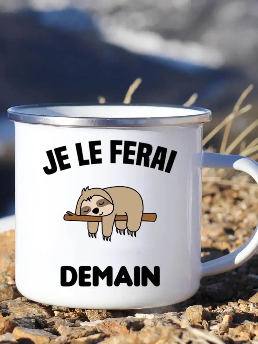 Cute Enamel Coffee Mug French  - đánh giá và giá Wine Beer Festival