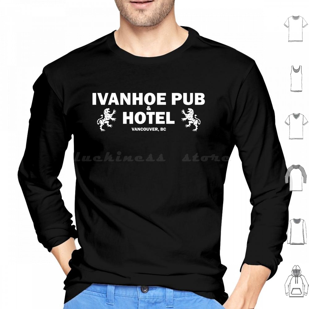 Ivanhoe Pub-White On Black Hoo - đánh giá và giá Wine Beer Logo