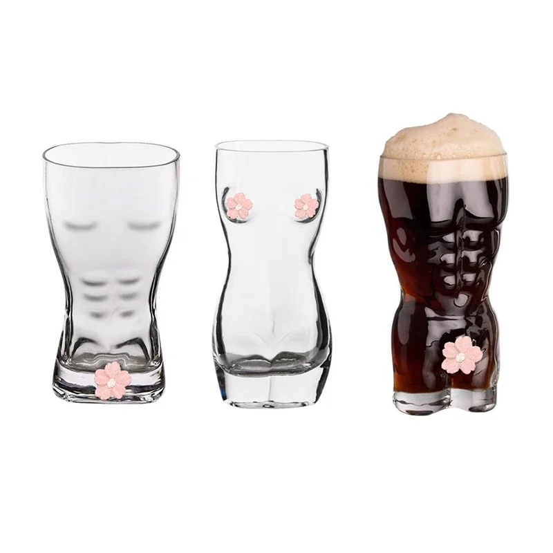 Creative Beer Glasses Body Art - đánh giá và giá Wine Beer Mix Drink