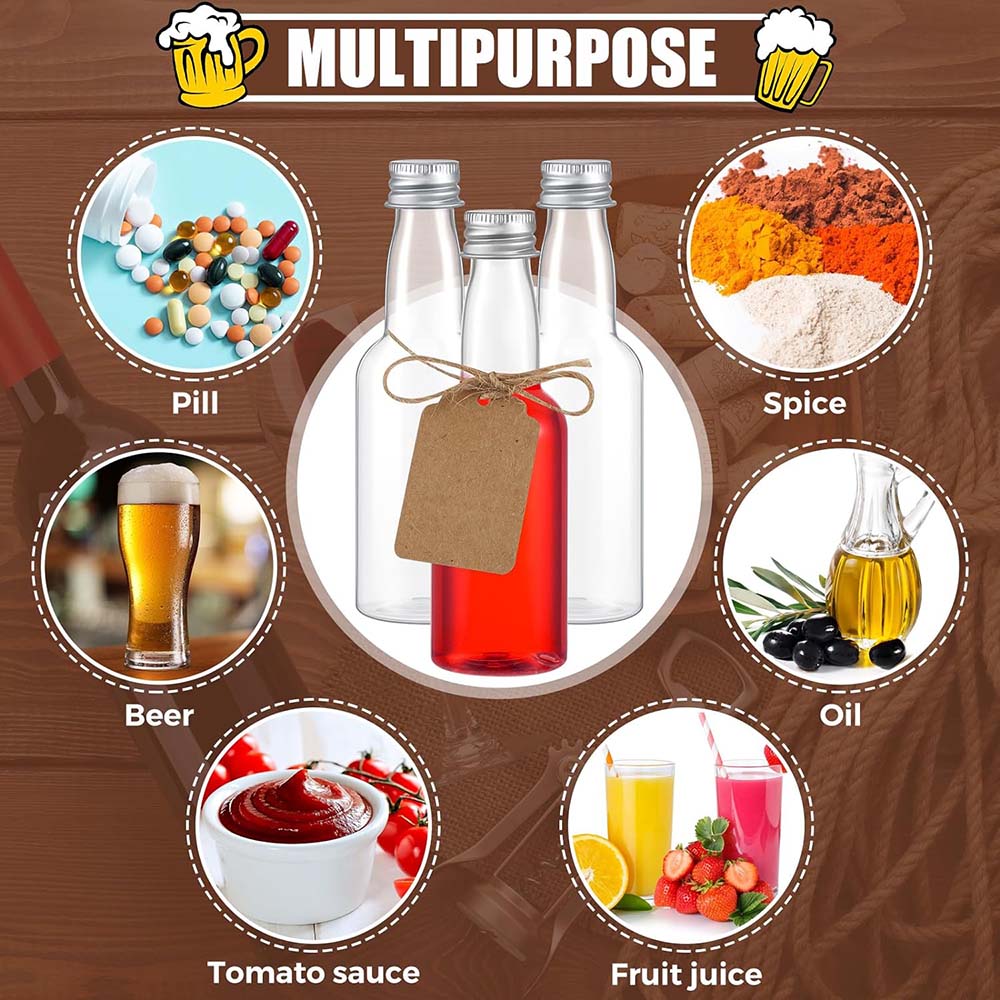 Mini Liquor Bottles Set 2 oz S - đánh giá và giá Wine Beer Liquor