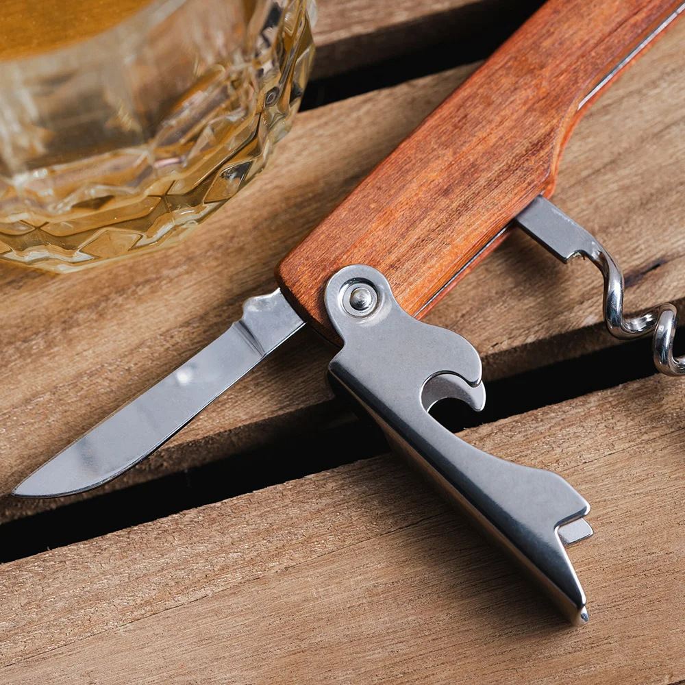 Personalised Logo Wood Handle  - đánh giá và giá Wine Beer Logo