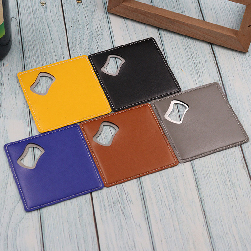 100Pcs PU Leather Custom Compa - đánh giá và giá Wine Beer Logo