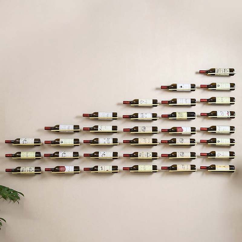 1PC Wall-Mounted Bar Wine Rack - đánh giá và giá Wine Beer Rack