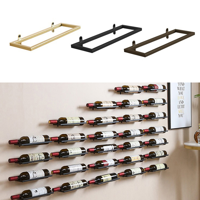 1PC Wall-Mounted Bar Wine Rack - đánh giá và giá Wine Beer Rack