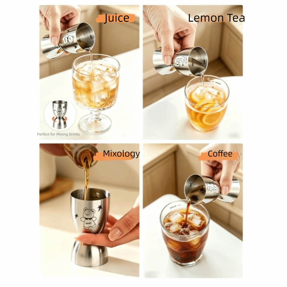 30/60ML Stainless Steel Jigger - đánh giá và giá Spirit Measure Jigger