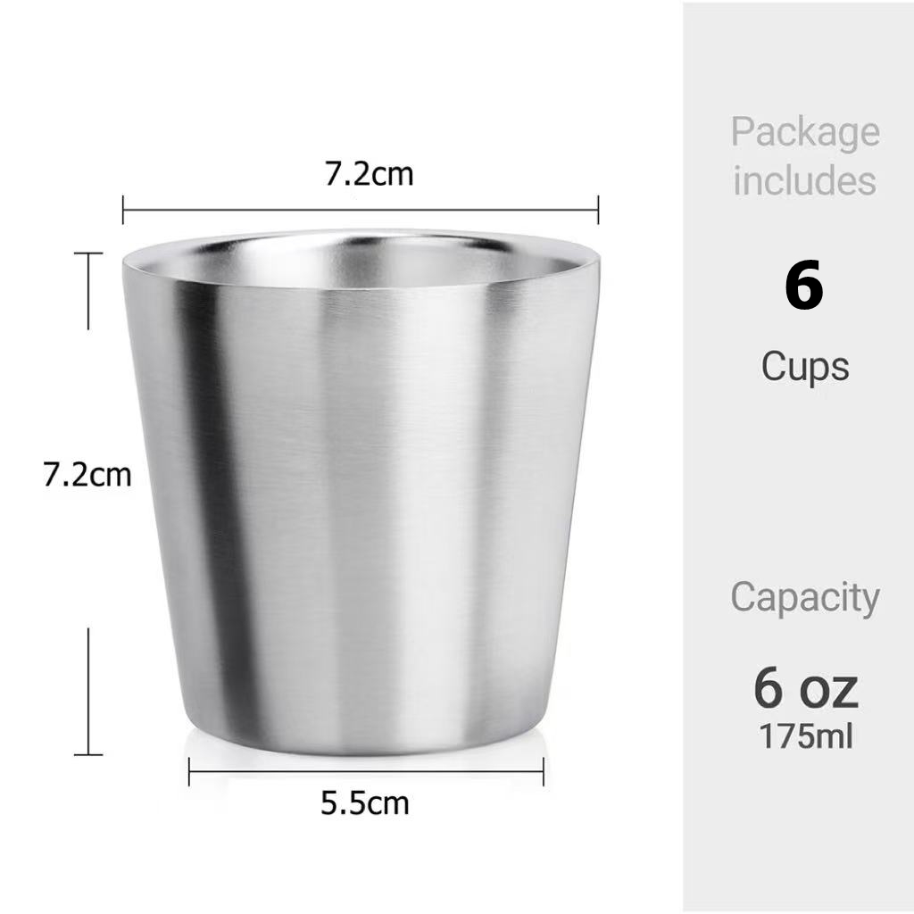 175ml Stainless Steel Double W - đánh giá và giá Beer Flight Set