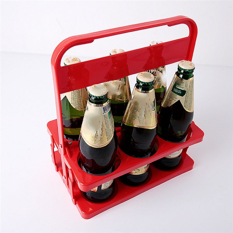 AT44-6 Hole Foldable Beer Bott - đánh giá và giá Wine Beer Rack