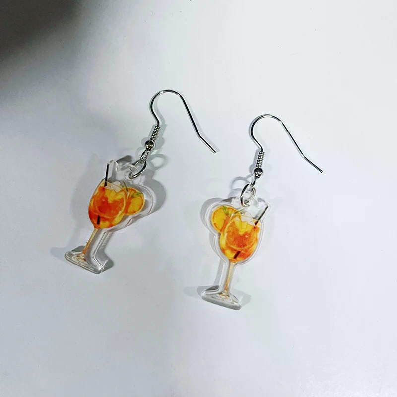 Fashion 2D Flat Design Earring - đánh giá và giá Wine Beer Festival