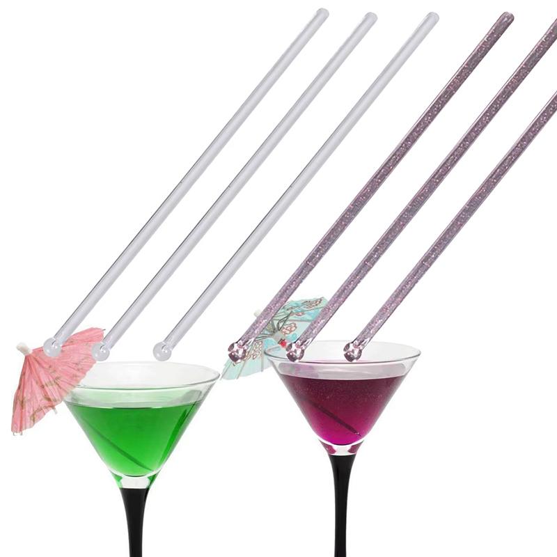 100Pcs Transparent Cocktail Dr - đánh giá và giá Muddler Cocktail Bar