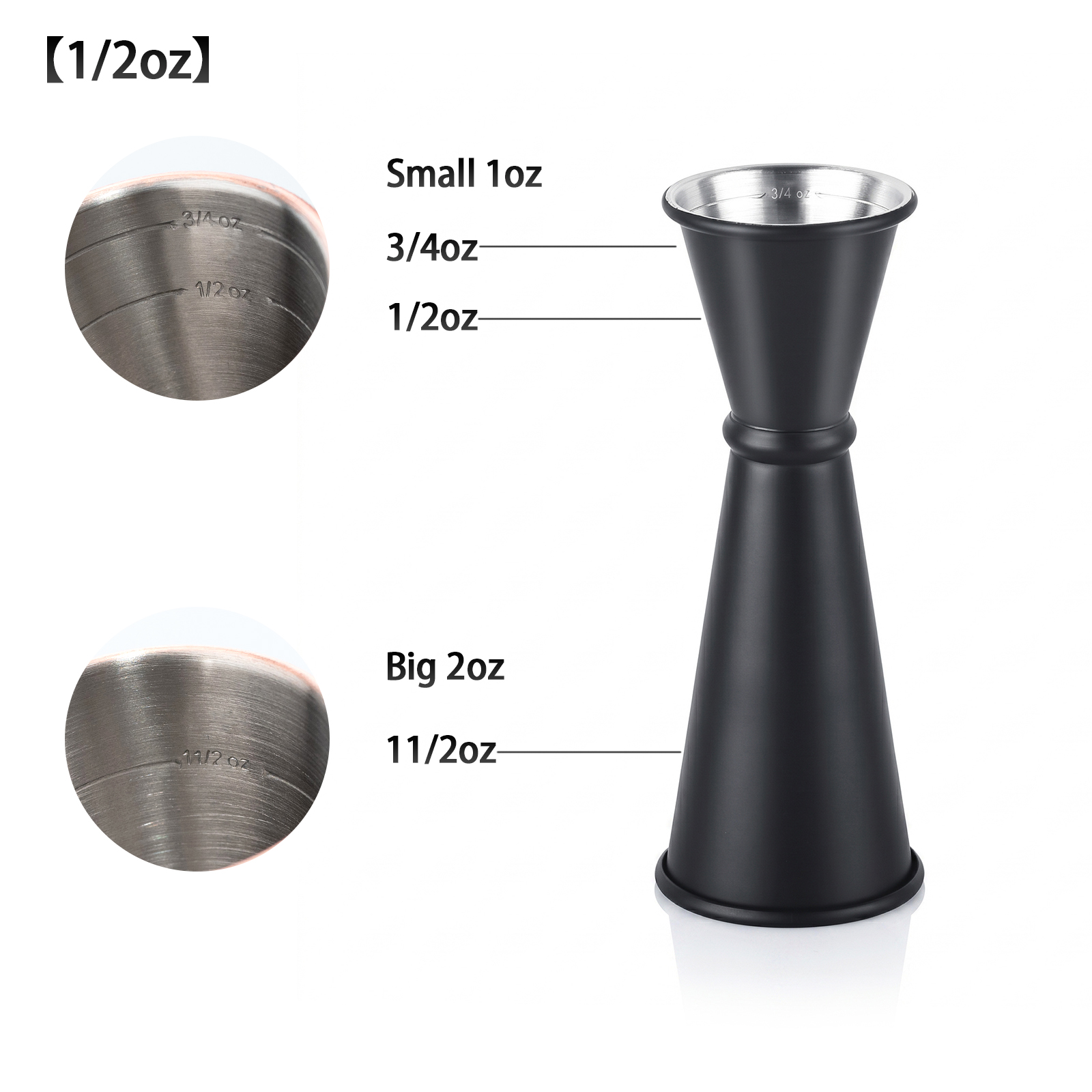 30/60ml Cocktail Bar Stainless - đánh giá và giá Spirit Measure Jigger