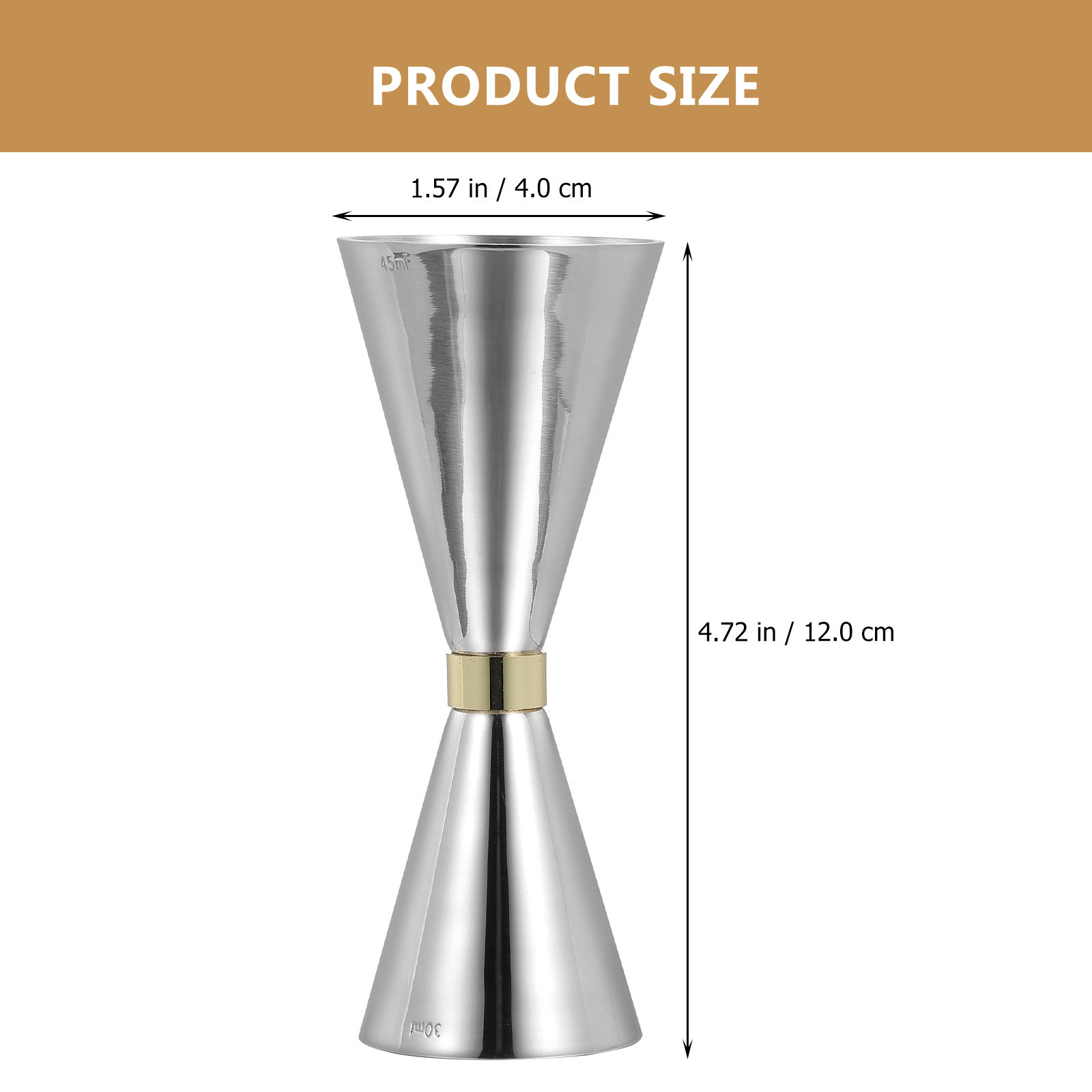 Premium Stainless Steel Double - đánh giá và giá Spirit Measure Jigger