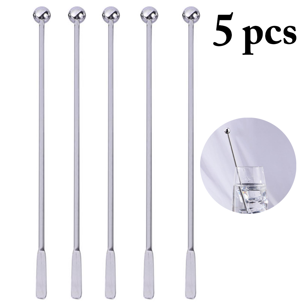 5Pcs/Set Creative 19cm Stainle - đánh giá và giá Muddler Cocktail Bar
