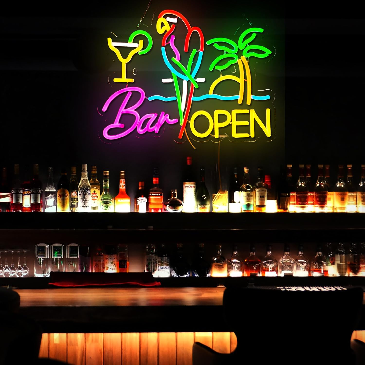 Bar Open Neon Sign Business Ar - đánh giá và giá Beer & Wine Jockey Plaza Shopping