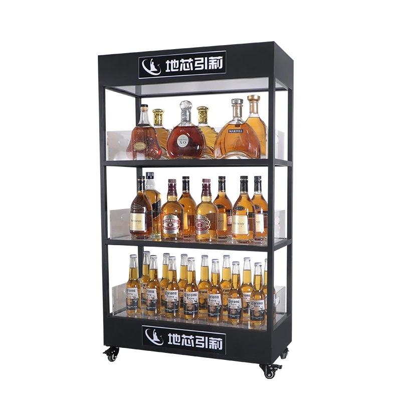 Bar three-layer luminous wine  - đánh giá và giá Wine Beer Rack