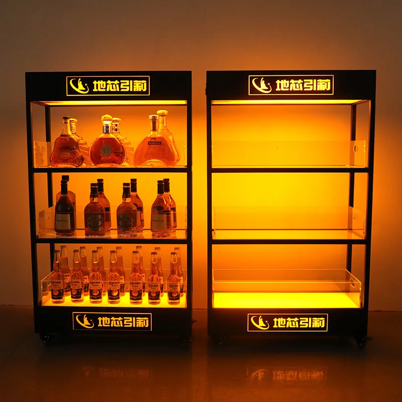 Bar three-layer luminous wine  - đánh giá và giá Wine Beer Rack