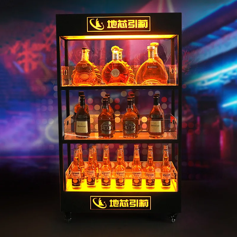 Bar three-layer luminous wine  - đánh giá và giá Wine Beer Rack