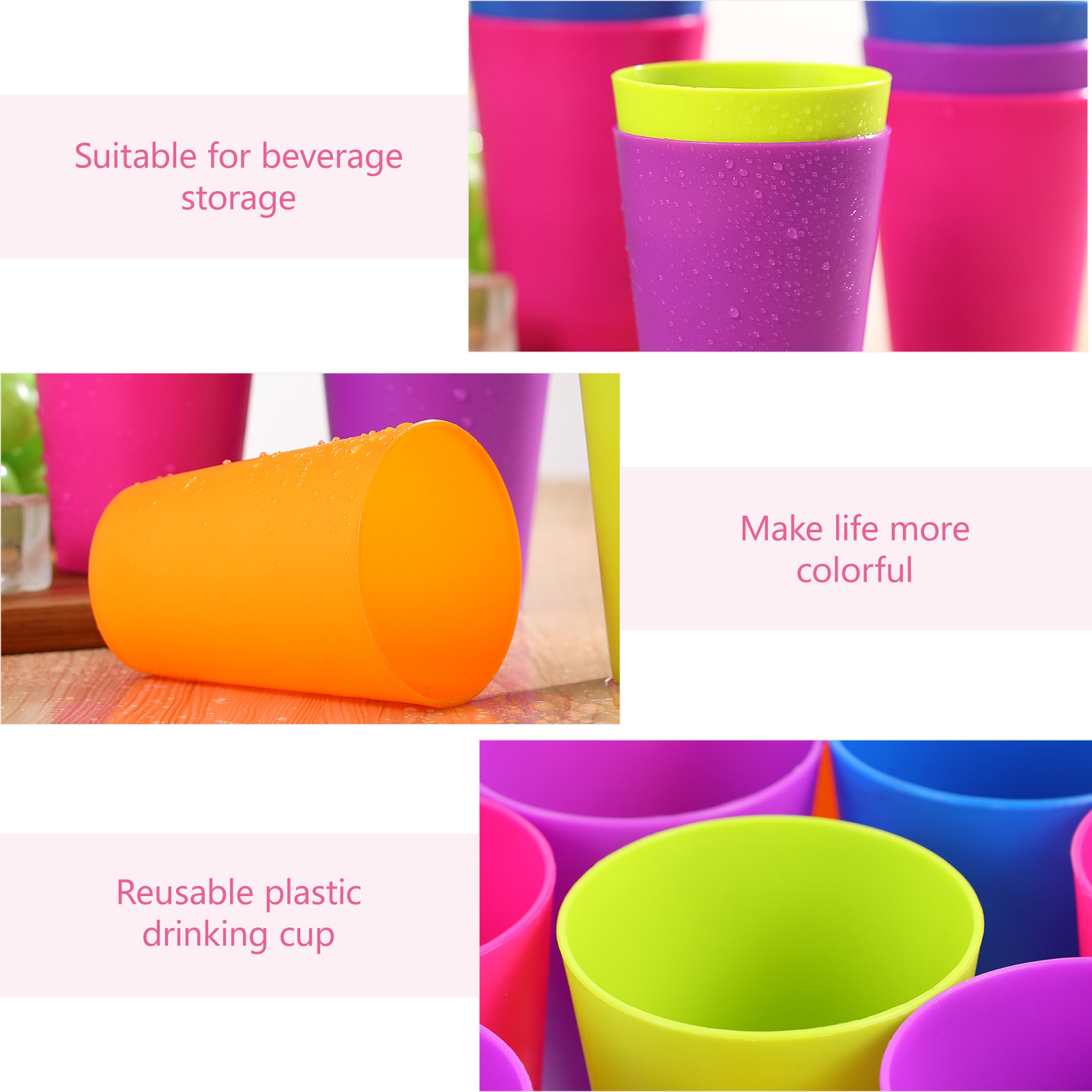 15Pcs Mixed Color Plastic Drin - đánh giá và giá Wine Beer Mix Drink