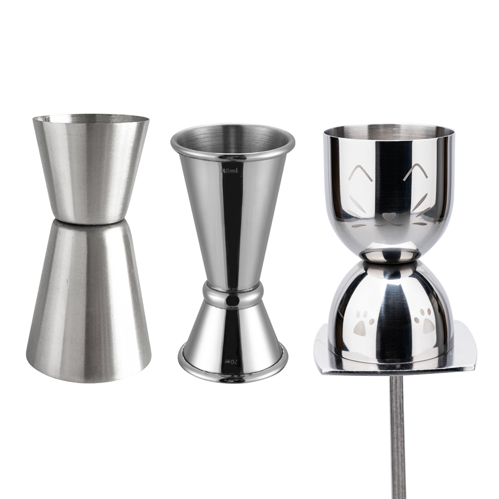 20/40ml Cocktail Bar Stainless - đánh giá và giá Spirit Measure Jigger