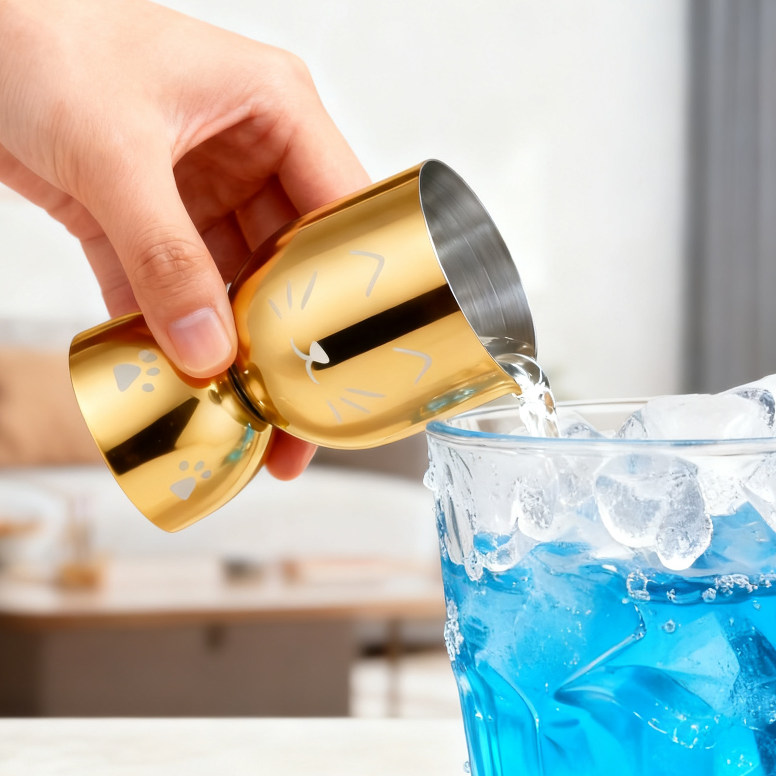20/40ml Cocktail Bar Stainless - đánh giá và giá Spirit Measure Jigger