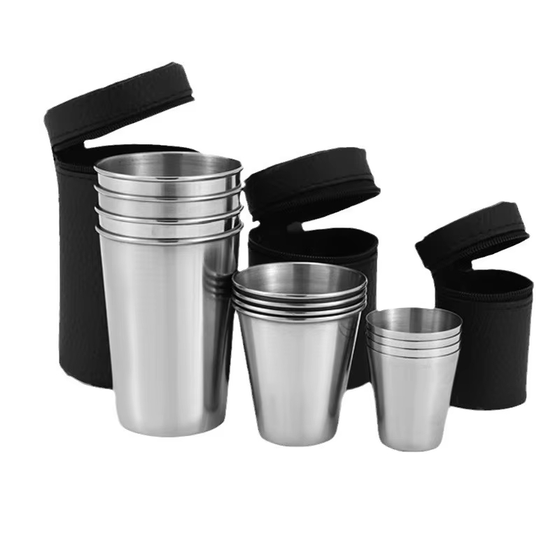 Stainless Steel Cups Mini Set  - đánh giá và giá Beer Flight Set