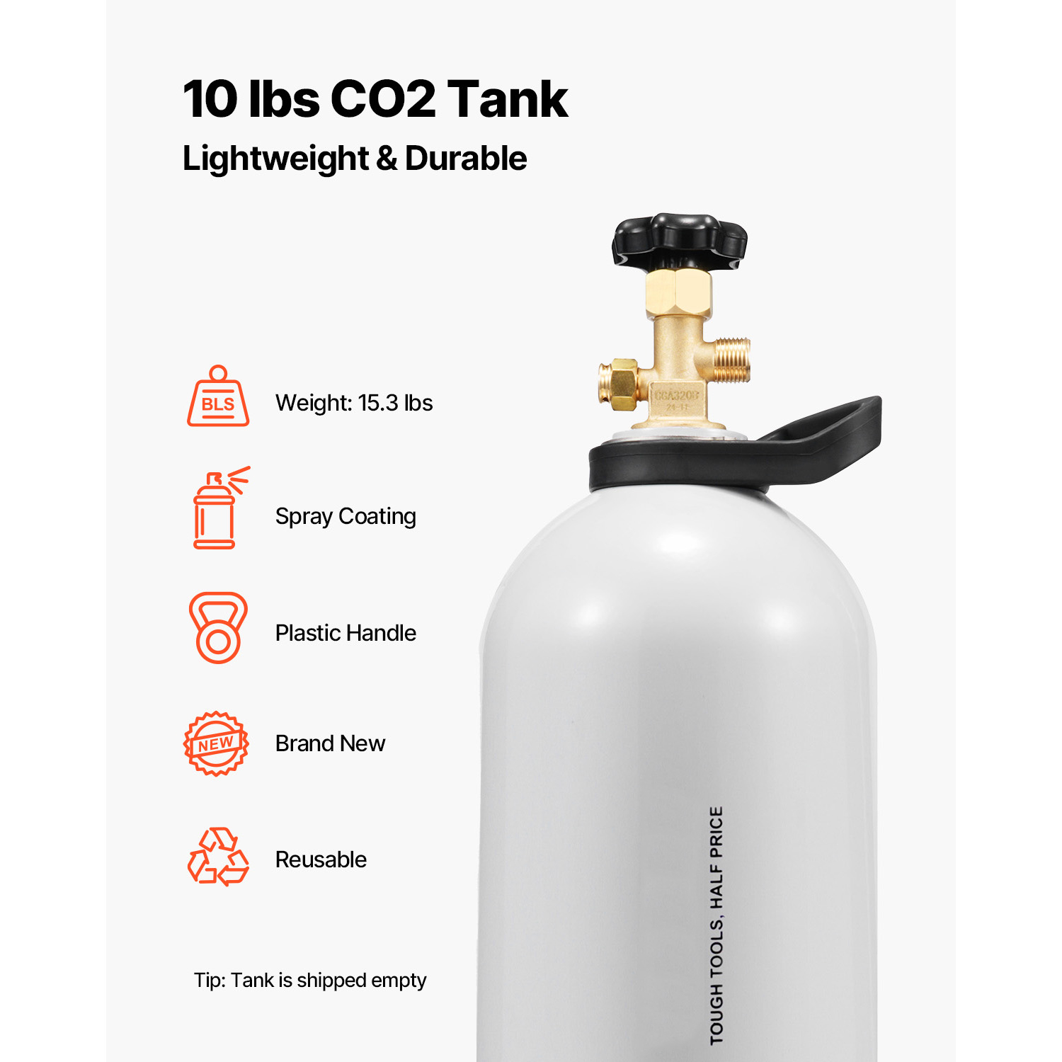 SucceBuy CO2 Tank 10 lbs New A - đánh giá và giá Beer & Wine Jockey Plaza Shopping