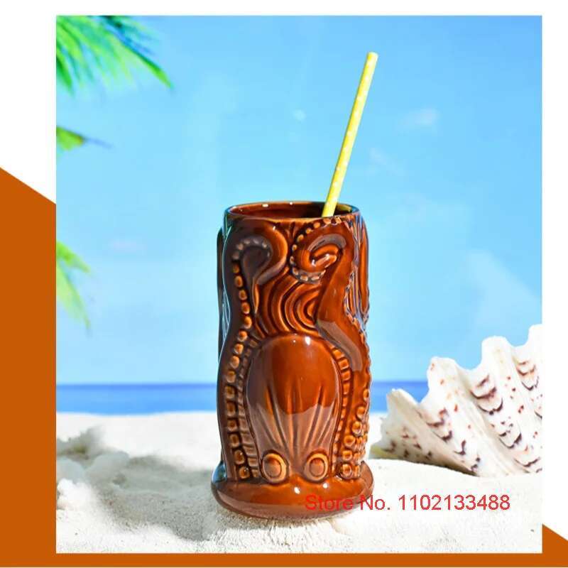 TIKI Bar Cocktail Cup Hawaii T - đánh giá và giá Wine Beer Mix Drink