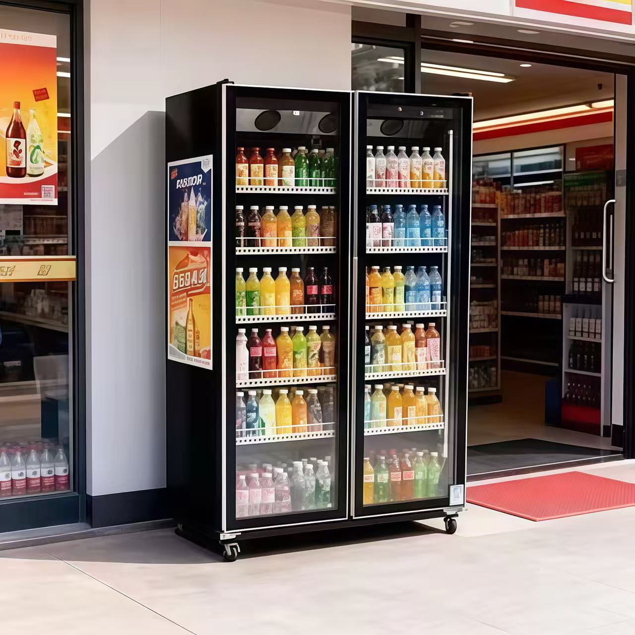 Double-door Air-cooled Refrige - đánh giá và giá Beer & Wine Jockey Plaza Shopping
