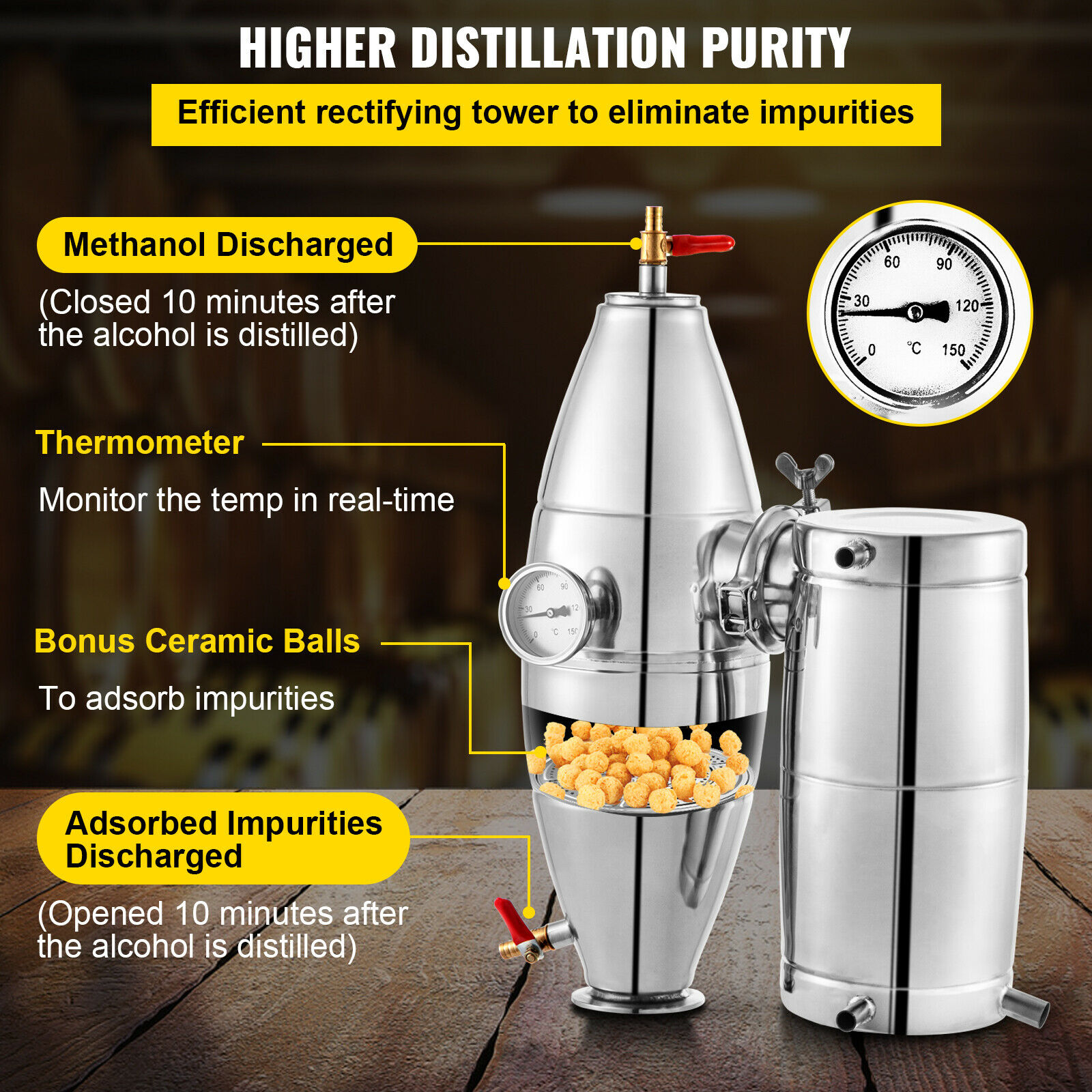 SucceBuy 20L-70L Alcohol Disti - đánh giá và giá Wine Beer Liquor
